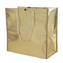 High Quality bottom reinforced double shopping non woven bag with rope handle